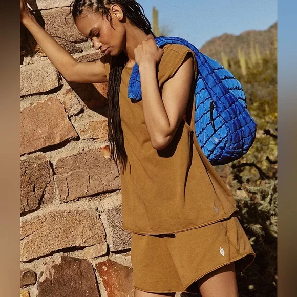 NWOT Free People Movement Hot Shot Open Back 2 piece short Set  XS S M L - Picture 3 of 17